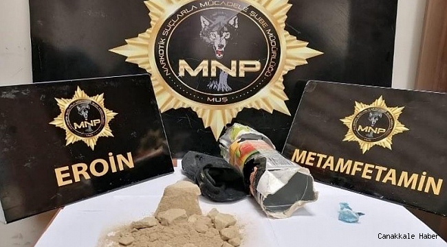 Muş&#039;ta otomobile zulalanmış uyuşturucu ele geçirildi