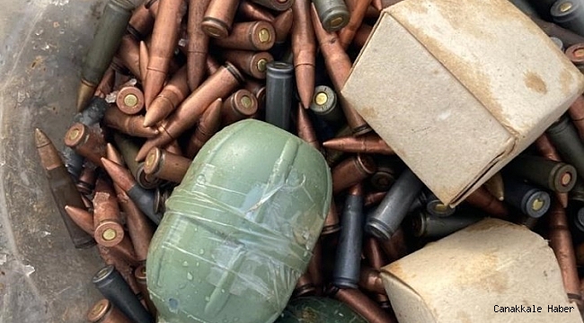 Muş&#039;ta terör örgütüne ait mühimmat ele geçirildi