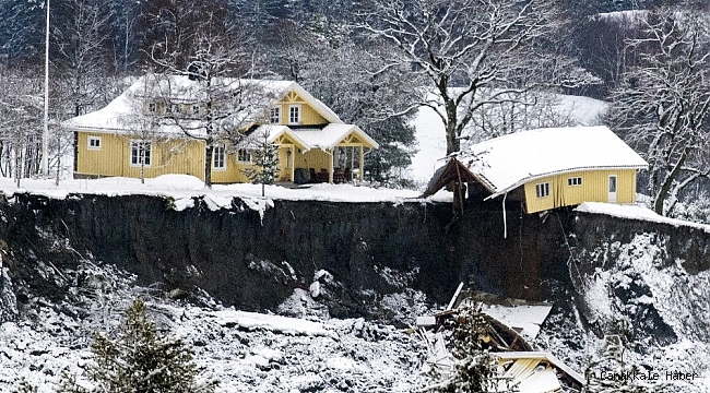 Norveç&#039;teki heyelanda 1 kişinin cansız bedenine ulaşıldı