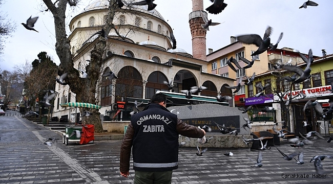 Osmangazi sokakları sessizliğe büründü