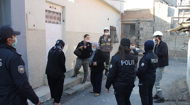 Polis, yaşlı kadını karanlıktan kurtardı
