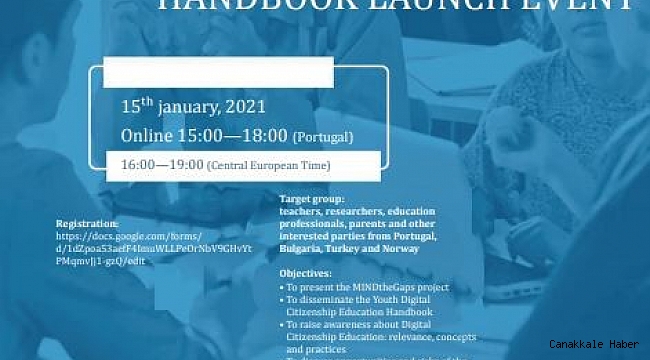 &quot;Gençlik Dijital Vatandaşlık Eğitimi El Kitabı&quot;nın tanıtımı yapılacak
