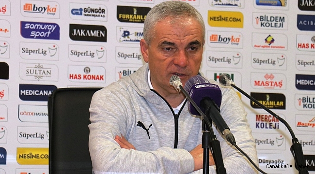 Rıza Çalımbay: "Deplasmanda alınan puan iyidir"