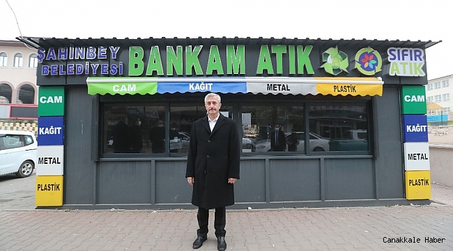 Şahinbey&#039;de atık bankası kuruldu
