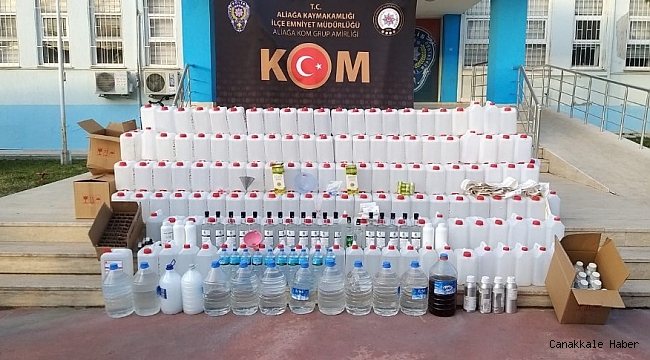 Sahte içkileri piyasaya süreceklerdi, kritik operasyonla yakalandılar