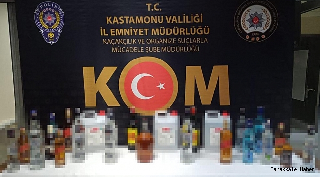 Sahte içkileri satmaya çalışan 2 kişi gözaltına alındı