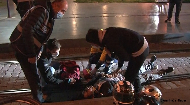 Sebep olduğu kaza sonrası motosiklet sürücüsünün başından bir an olsun ayrılmadı