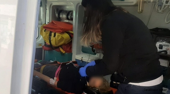 Seyir halindeki motosiklet devrildi: 2 yaralı