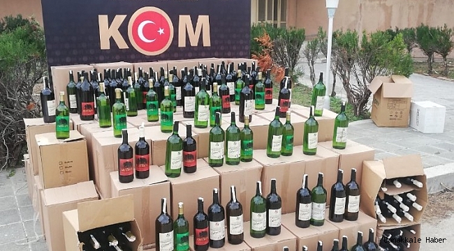 Silifke'de bin 291 litre sahte içki ele geçirildi