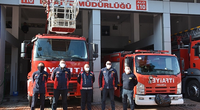 Sinop itfaiyesi 2020 yılında 713 olaya müdahale etti