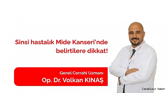 Sinsi hastalık 'mide kanseri'nde belirtilere dikkat
