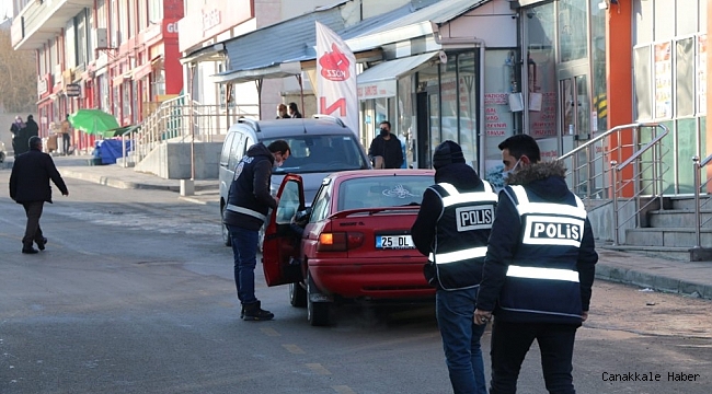 Sokağa çıkma kısıtlamasında denetimler devam ediyor