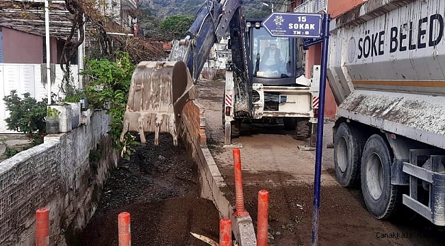 Söke Belediyesi Yenidoğan Deresi&#039;ne el attı