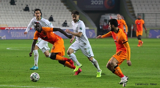 Süper Lig: Konyaspor: 1 - Galatasaray: 1