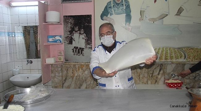 Tatlıların imparatoru Kilis katmeri sokağa çıkma kısıtlamasının vazgeçilmezi