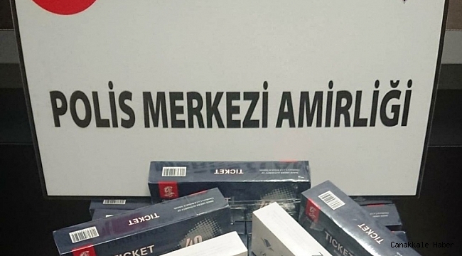 Tavşanlı'da 148 paket kaçak sigara ele geçirildi