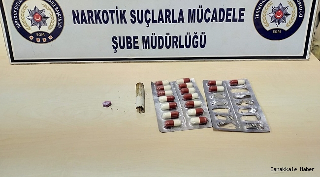 Tekirdağ'da uyuşturucu operasyonu