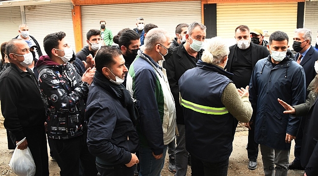 Ticaret Odası Başkanı Akdoğan, çarşılarda yürütülen çalışmaları inceledi