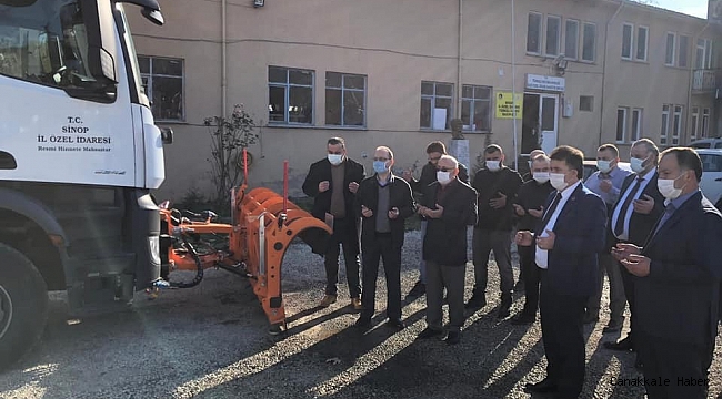 Türkeli İlçe Özel İdare'ye araç takviyesi