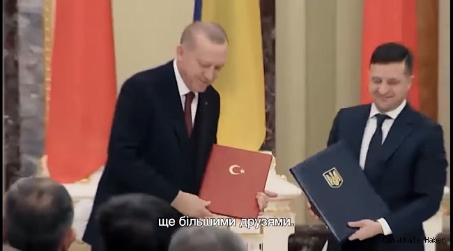Ukrayna Devlet Başkanı Zelenskiy yeni yıl mesajında Cumhurbaşkanı Erdoğan&#039;a yer verdi