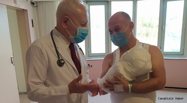 Üzerine düştüğü tüfek ateş alınca az kalsın parmağından oluyordu