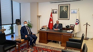 Vakıflar Bankası Şube Müdürü’nden Başkan Semizoğlu’na ziyaret