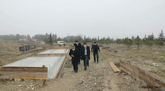 Vali Arslantaş, "Yöresel Ürünler Pazarı" inşaat çalışmalarını inceledi