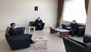 Vali İlhami Aktaş'tan ÇOMÜ Sağlık Uygulama ve Araştırma Hastanesi Başhekimliğine ziyaret