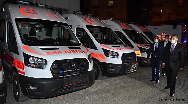 Vali Yılmaz: "Hizmete giren ambulanslarla acil sağlık hizmeti daha da güçlendi"