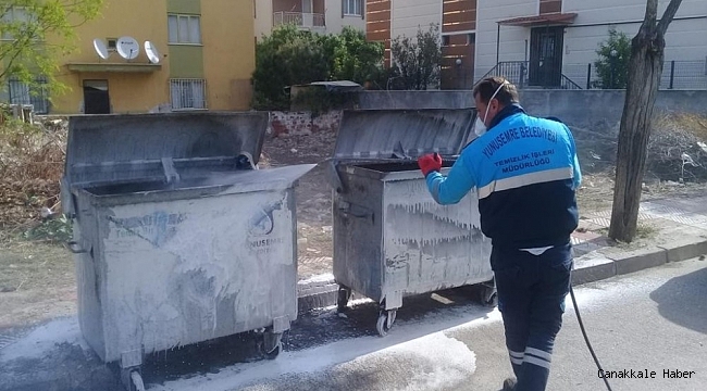 Yunusemre&#039;de dezenfekte çalışmaları sürüyor