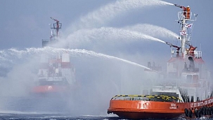 Çanakkale açıklarındaki Ro-Ro gemisinde yangın