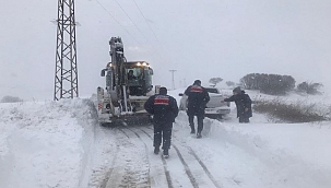 Çiftlik evinde mahsur kalan vatandaş kurtarıldı