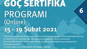 ÇOMÜ’den ‘Göç Sertifika Programı’