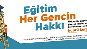 ‘Eğitim her gencin hakkı’