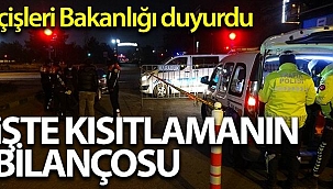 Kısıtlamalarda ihlalin bilançosu açıklandı