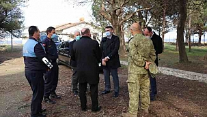 Lapseki Kaymakamı Zincirbozan Askerî Tesisleri’nde