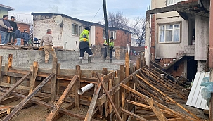 Terzialan Belediyesi Çakan ailesinin yaralarını sarıyor