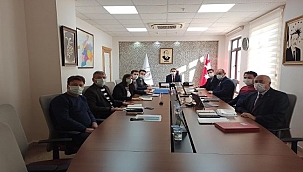 Vali Aktaş İl Özel İdaresi’nden brifing aldı