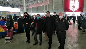 Çan’da vaka artışıyla pazar yeri denetimleri de arttırıldı