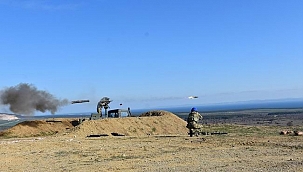 Çanakkale’de tanksavarlar ile atış talimi