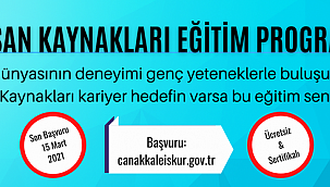 ÇOMÜ öğrencileri için ‘İnsan Kaynakları Eğitim Programı’