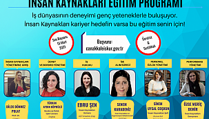 İnsan kaynakları eğitim programının açılış dersi yapıldı