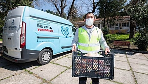 İzmir Büyükşehir Belediyesinden Bayramiçli elma üreticilerine destek