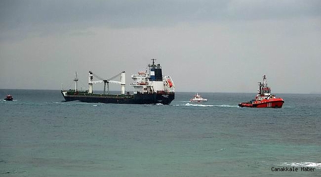 Karaya oturan kargo gemisi kurtarıldı