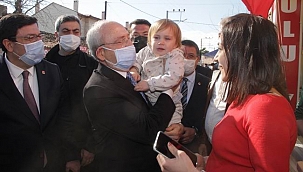 Kılıçdaroğlu Alçıtepe'de muhtarlar ile bir araya geldi