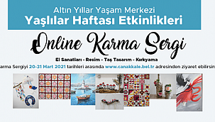 Yaşlılar haftası etkinlikleri kapsamında online karma sergi yayında