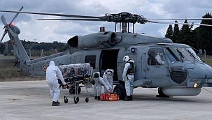 Askerî helikopterle hastaneye sevk edilen korona hastası kurtarılamadı