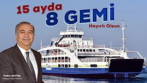 GESTAŞ, 15 ayda 8 gemi