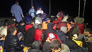 46 düzensiz göçmen kurtarıldı