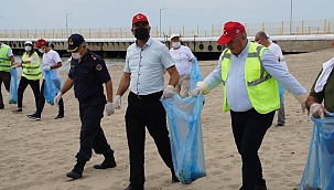 Geyikli’de sahil temizliği gerçekleştirildi